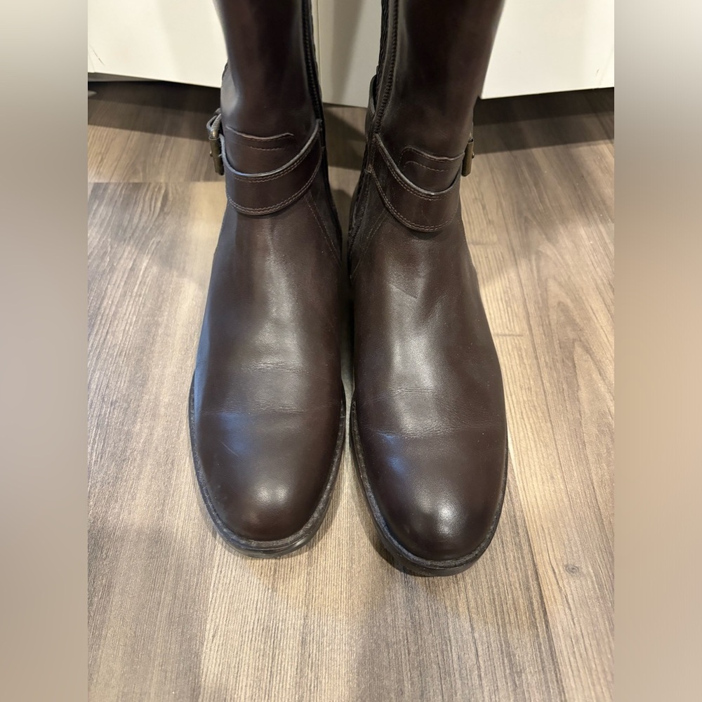 WORN ONCE - COLE HAAN CHOCOLATE BROWN BOOTS - Picture 12 of 12